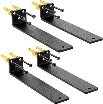 China CE 16949 Zinc Plating 6 inch Shelf Brackets for Wall Supports Floating Shelf Bracket for sale