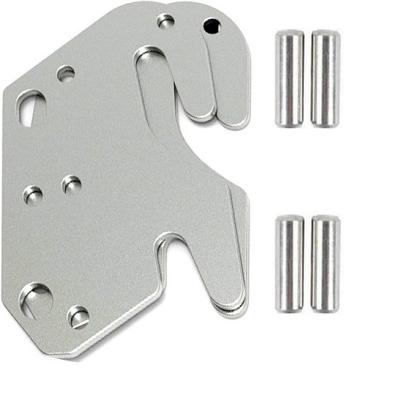 China Universal Wood Bed Rail Hook Plates for Beds Frame Bracket Headboard Pin Replacement Ideal for sale