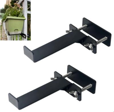 China Outside Mount Steel Deck Mount Planter Box Holder for Nonstandard Window Box Brackets for sale