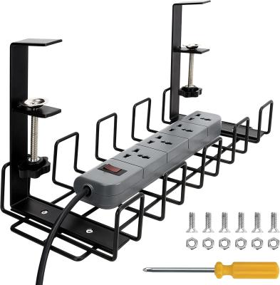 China Power Strip Wire Tray 2-in-1 Wire Holder with Sustainable Cable Clips and Cable Ties for sale