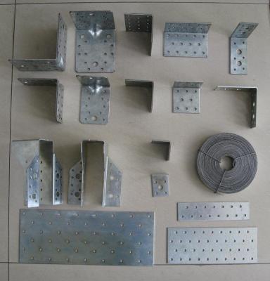 China Silver Wood Connector Hardware Metal Bracket For Timber for Structural Support for sale