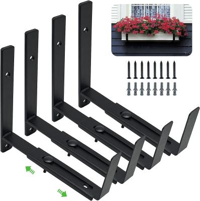 China Standard Adjustable Planter Box Bracket 6 to 12 Inches for Window Boxes and Planters for sale