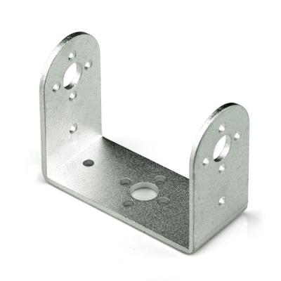 China MOQ 1000pcs Galvanized Steel U-Shape Mounting Bracket for Wall Bracket Tube Mounting for sale