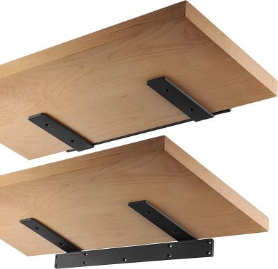 China Invisible Brackets for Floating Wood Shelves L-shaped Floating Shelf Brackets for sale