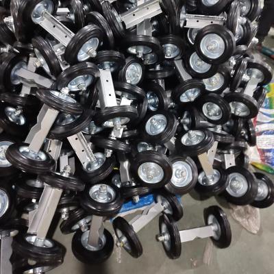 China Hot Galvanized Heavy Duty Garden Gate Caster Wheel for Sliding Fence Roller Wheel for sale