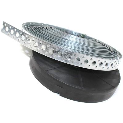 China Galvanised Steel Band Metal Fixing Strap for Havc Air Condition Duct Process Punching for sale