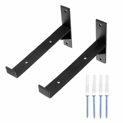 China Floating Wall Shelf Bracket Heavy Duty L Shaped Metal Bracket with Powder Coat Finish for sale