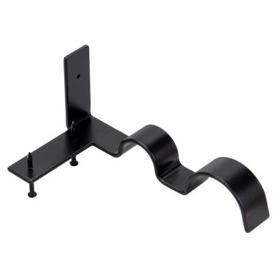 China Double Curtain Rod Holders Brackets for Window Bedroom Home Decoration Party Occasion for sale