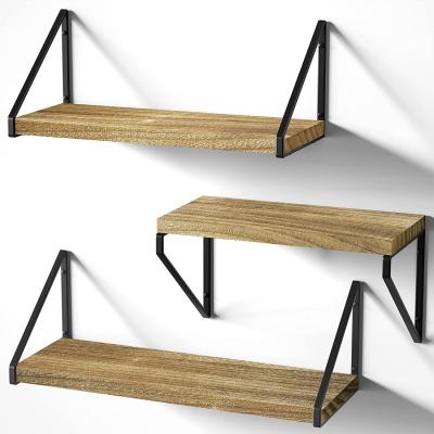 China Metal Floating Shelf Brackets 7.64*6.61*2.72cm Single-side Structure DIY Decorative for sale