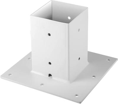 China Sample Offered Oem Odm Metal Post Base Pergola Corner Bracket for 4x4 Wood Posts for sale