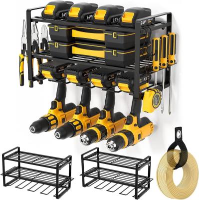 China Efficiently Utilize Your Garage with Sustainable Metal Storage Rack and Drill Holders for sale