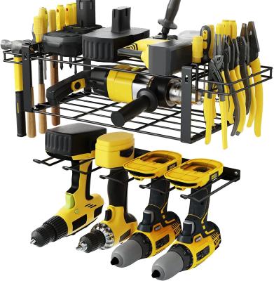 China Keep Your Handheld Power Tools in Place with this Wall Mounted Drill Storage Rack for sale