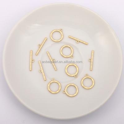 China Popular 18K Gold OT Toggle Clasp for Jewelry Making, Jewelry Findings, DIY Jewelry Material, ETS-K281 for sale