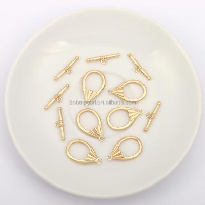 China 18K Gold OT Popular Toggle Clasp for Jewelry Making, Jewelry Findings, DIY Jewelry Material, ETS-K273 for sale