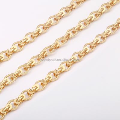 China Popular 18K Gold Plated Chain for Jewelry Making, Jewelry Findings, DIY Jewelry Material, ETS-K326 for sale