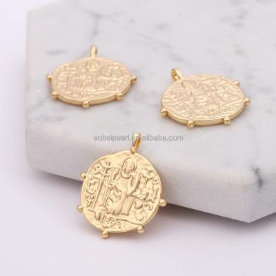 China Popular 18K Gold Plated Locket for Jewelry Making, Necklace Pendants, Jewelry Findings, Jewelry Materia, DIY ETS-K249 for sale