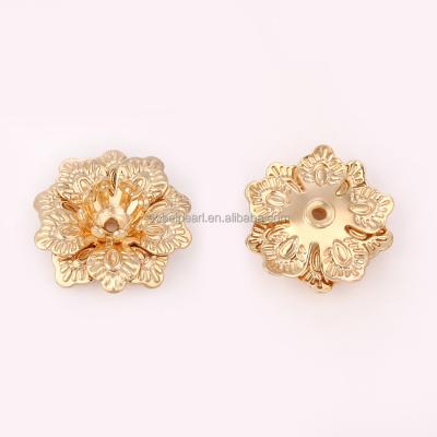 China Popular 18K Gold Plated Flower Charm Pendant for Jewelry Making, Jewelry Findings, DIYJewelry Material, Dropshipping, ETS-K446 for sale