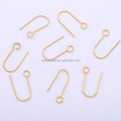 China Fashionable 18K Gold Plated French Earring Hook,Used For Earring Making,Accessories,DIY Materials,Wholesale Price.ETS-K612 for sale