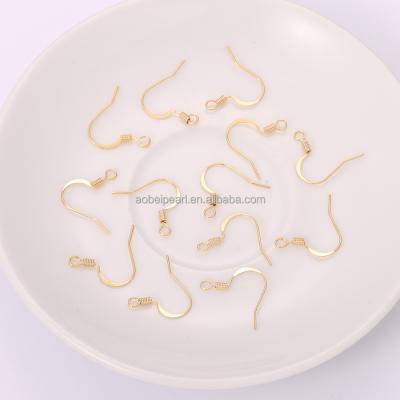 China Popular 18K Gold Plated Fish Hook Earring for Jewelry Making, Jewelry Findings, DIY Jewelry Material, ETS-K329 for sale