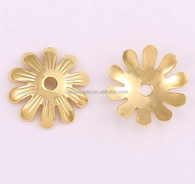 China Popular ETS-K675, Earring Accessories, Jewelry Making, DIY Materials, Handmade Metal, 18K Gold Plated Copper, Pearl Flower Pendants. for sale