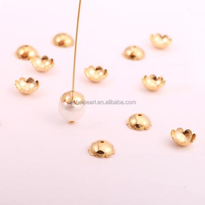 China Popular 18K gold semicircle lace charm, hat style, exquisite small pendant, used for jewelry accessories, DIY materials, ETS-K622 for sale