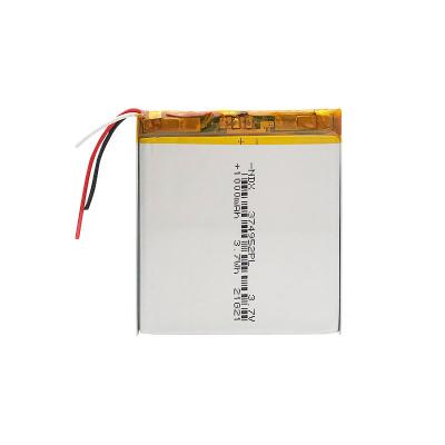 China Real Capacity 3.7V 374952 Toys Pump Sprayer 1000mAh Rechargeable Battery Standard Lithium Polymer Lipo Battery for sale