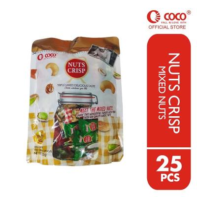 China Peanut Candy Cocos Crunchy Triple 250gram Mixed Nuts Delicious Taste 25pcs Bagged for sale