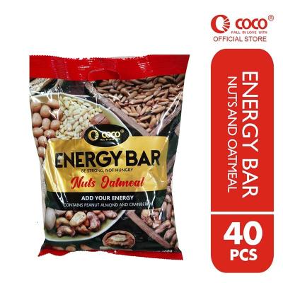 China Cocos 400 Gram Oatmeal Nuts Peanut Almond Energy Bar Individual Pack Bagged for sale