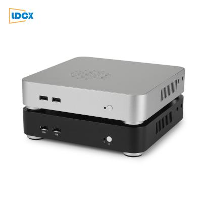 China All Aluminum Case is Exquisite and Stylish LDCX Core Dual Channel Ultra Slim i3-8100 DDR4 Mini PC for sale