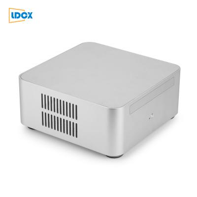 China Desktop LDCX L80C supports cd rom all aluminum customizable HTPC mini itx computer case for sale