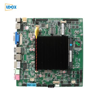 China Desktop LDCX J4105 Quad Core , No Fan 4K Show Mini ITX Computer Motherboard for sale