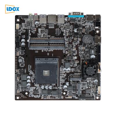 China LDCX AMD A320 Mini ITX AM4 Driver Slim Industrial Computer Desktop Motherboard for sale