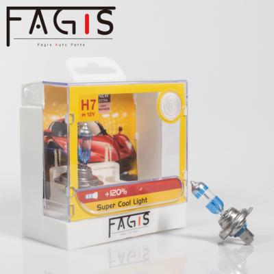 China Super Cool Xenon Lamp Fagis Car Headlight Auto Light h7 12v 55w Halogen Bulb for sale