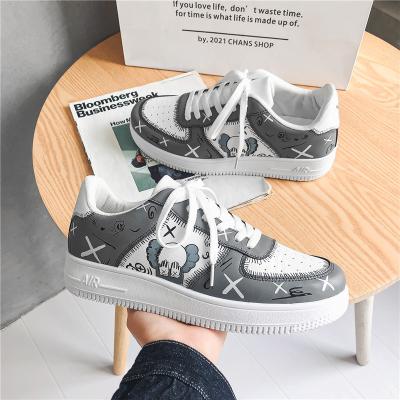 China Dropshipping 2021 Fashion Trend Dropshipping 2021 Fashion Trend Sneakers Boys Shoes White Vulcanized Cheap Flat Comfortable Sneaker for sale