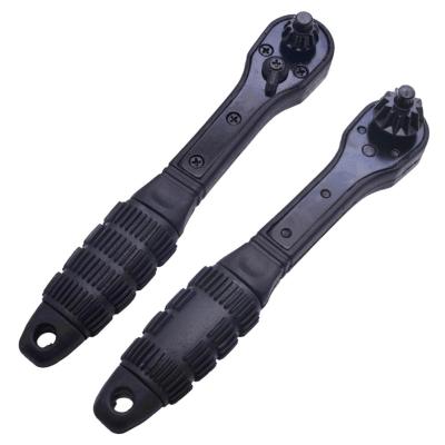 China Dropshipping Two Way Quick Ratchet 2 in 1 Drill Chuck Ratchet Spanner Two Way Quick Ratchet Two-Ended Hardened Dual Wrenches for sale