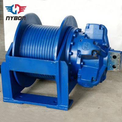 China BOAT Manufacturer 50 Ton Hydraulic Power Winch Cable Pulling Winch for sale