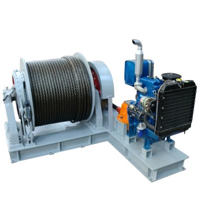 China Diesel 300m Ship Anchor Winch Jk 5 Ton 10 Ton 100m Feeder Capstan Winch for sale