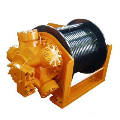 China Hydraulic winch3T hydraulic clutch to 25T continuous duty hydraulic winch for sale