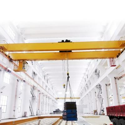 China Bridge Crane Eot Crane 35 Ton Electric Trolley Double Girder Traveling Overhead Crane With High Quality for sale