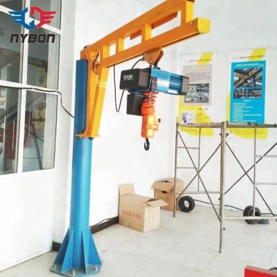 China Jib Crane 180-360 Degree Rotating BZD 5ton Motor Drive Electric Free Standing Jib Crane for sale