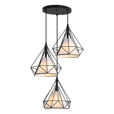 China Modern 3 Pendant Lighting Nordic Minimalist Pendant Lights Above Dining Room Table Kitchen Island Lamps E2 Hanging Lights for sale