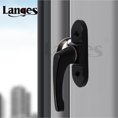 China Modern Hardware Casement Window Door Fastener Zinc Alloy Crescent Window Handle for sale