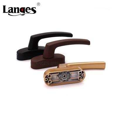 China Modern Door Window Hardware Aluminum Alloy Multi-points Drapery Window Lock Handle for sale