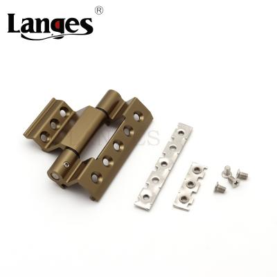 China Modern Kitchen Bathroom Easy Install Oxidation Aluminum Alloy Connector Door Window Cabinet Hinges for sale