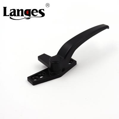 China Excellent Quality Modern European Square Stainless Steel Stained Glass Lock Handle for sale