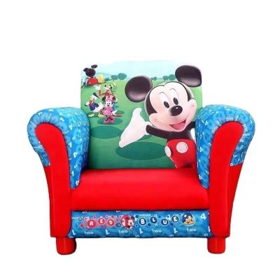 China Hot Sale 2020 Micky Cartoon Baby Kids Child Soft Sofa Chair Child Wooden Modern Couch Sofa for sale