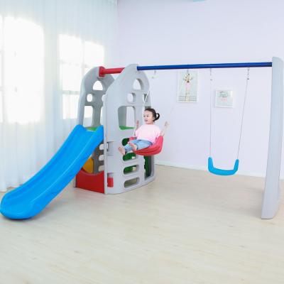 China Plastic Special Design Widely Used Kids Swing And Slide For Kids Plastic Playground for sale