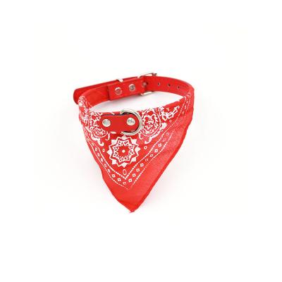 China Reflective Dog Puppy Cat Scarf Bandana Collar Adjustable Neckerchief With Pet COLLARS for sale