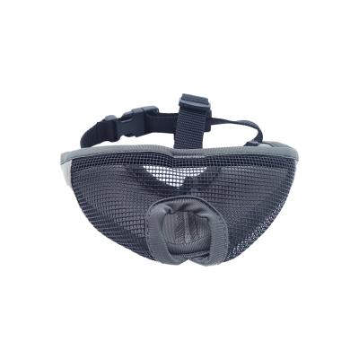 China Viable Leakage EyesShort Muzzle Dog Muzzles Adjustable Breathable Mesh Bull Dog Muzzle For Biting Barking Training Dog Chew Mask for sale