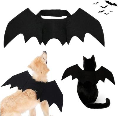 China Viable Dress Up Dress Up Funny Cool Apparel For Cat And Medium Large Small Dog Halloween Bat Wings Pet Costume for sale